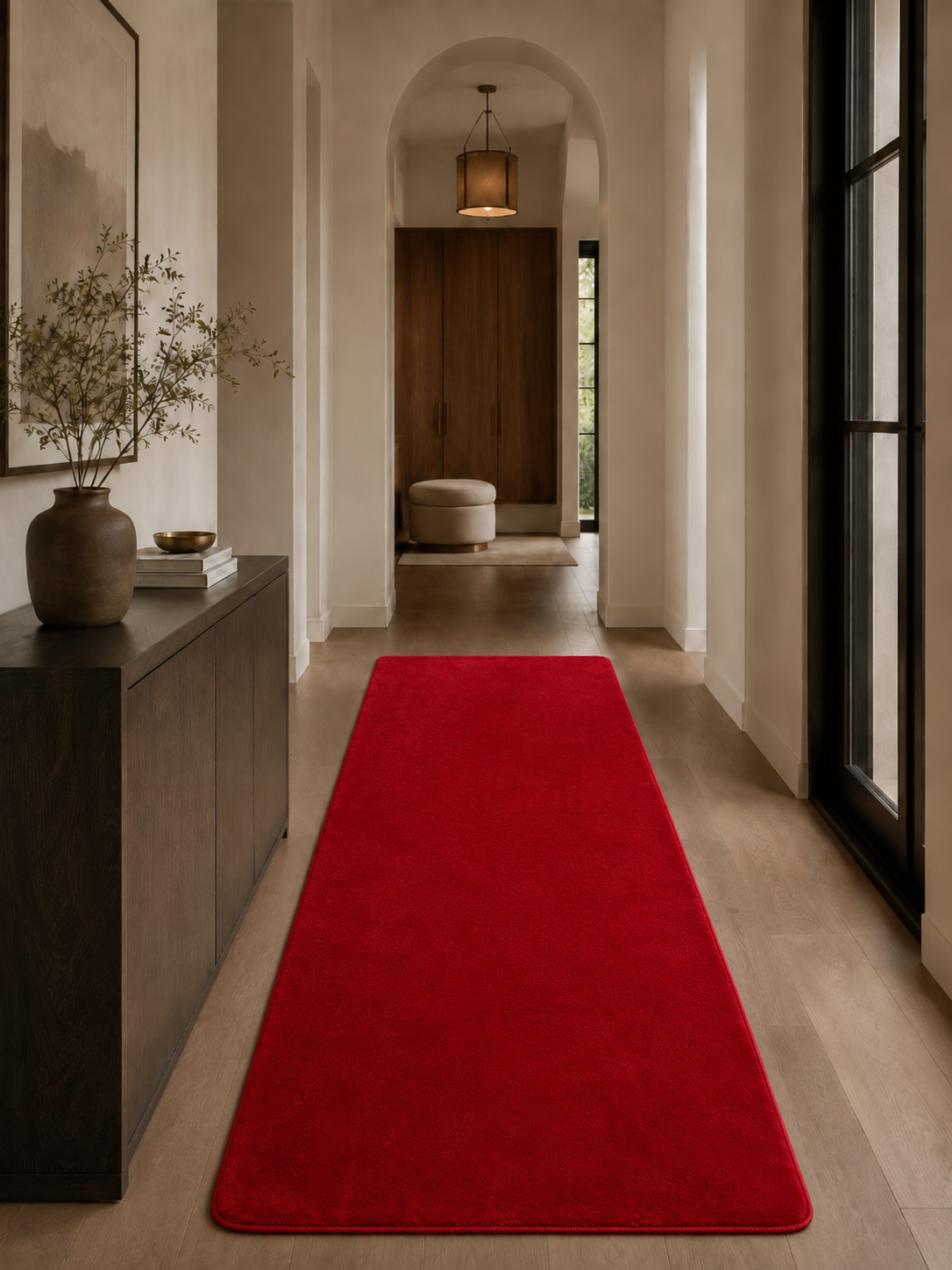 Tapis moderne - JOY 1400 ROUGE