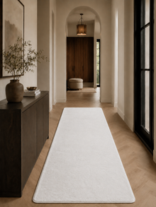 Tapis moderne chemin de table - JOY 1400 WHITE