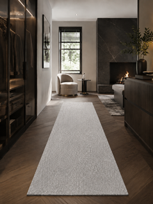 Tapis de couloir moderne - NIZZA 1800 GRIS CLAIR