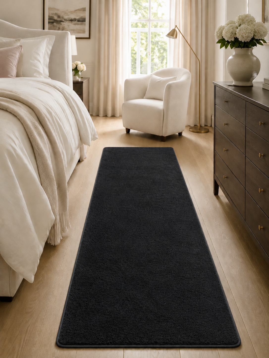 Tapis de couloir POUFFY 5100 NOIR