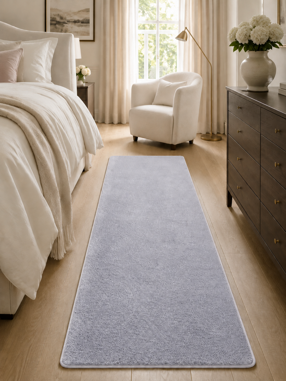 Tapis de couloir POUFFY 5100 GRIS