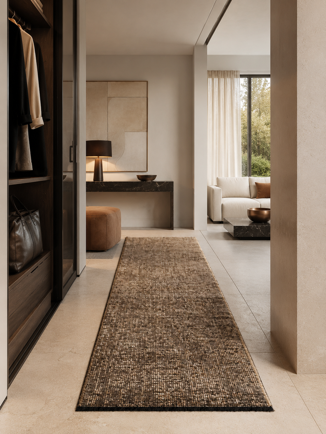 Chemin de table SPACE 1900 BEIGE