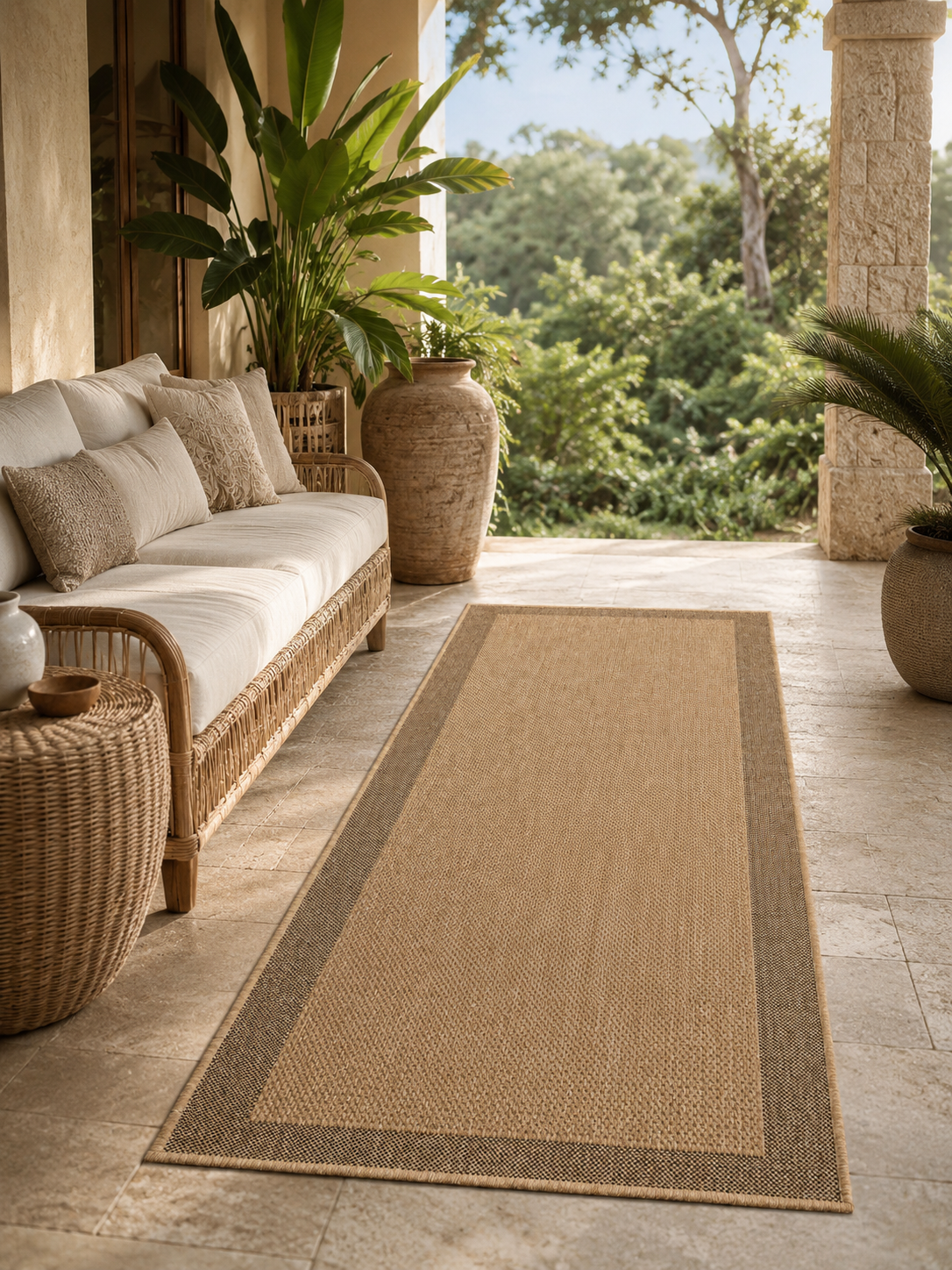 Chemin de table TIMBER 1402 BEIGE