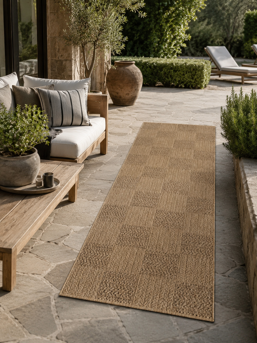 Chemin de table TIMBER 1405 BEIGE