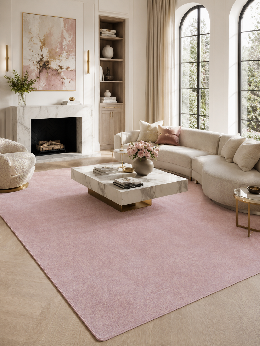 Modern Vloerkleed - JOY 1400 ROSE
