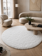 Tapis rond à poils longs - FLUFFY 3500 WHITE