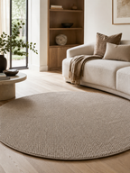 Tapis rond Japandi - HELIX 2200 BEIGE