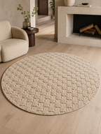 Tapis rond Japandi - HELIX 2203 BEIGE