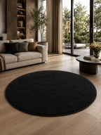 Rond Modern Vloerkleed - ATA 7000 ANTHRAZIT