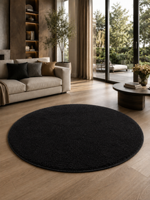 Tapis moderne rond - ATA 7000 ANTHRAZIT
