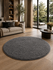 Tapis rond moderne - ATA 7000 GRIS