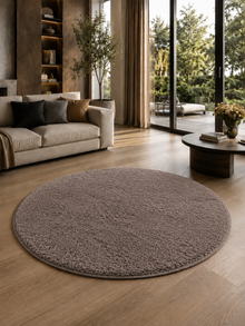 Tapis rond moderne - ATA 7000 MOCCA