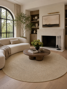 Tapis rond moderne - LOOM 4300 BEIGE