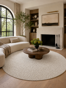Tapis rond moderne - LOOM 4300 CREAM