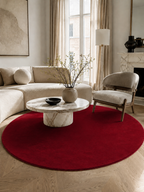 POUFFY ROND 5100 ROUGE