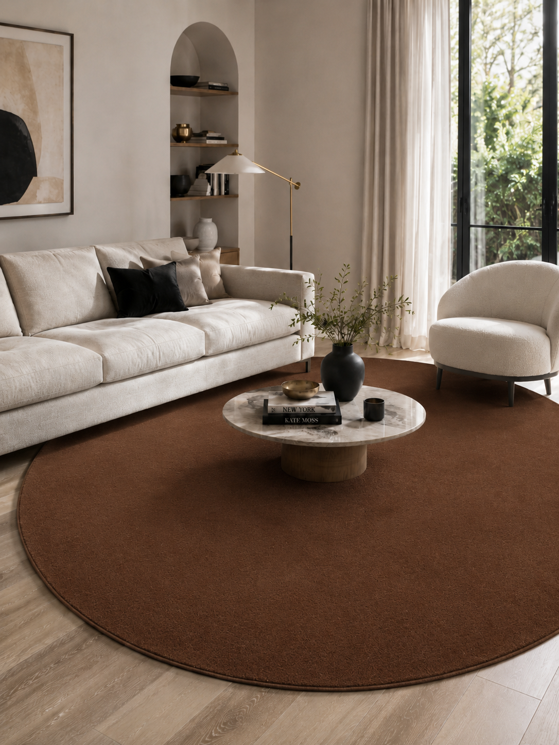 ROND SKY 5400 MARRON