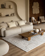 Tapis moderne – Mallorca Blanc