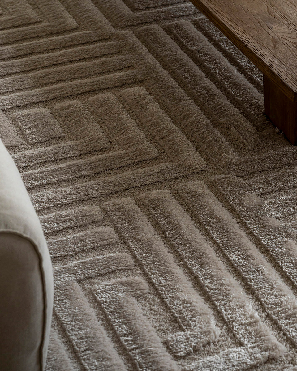 Tapis moderne – Mallorca Blanc