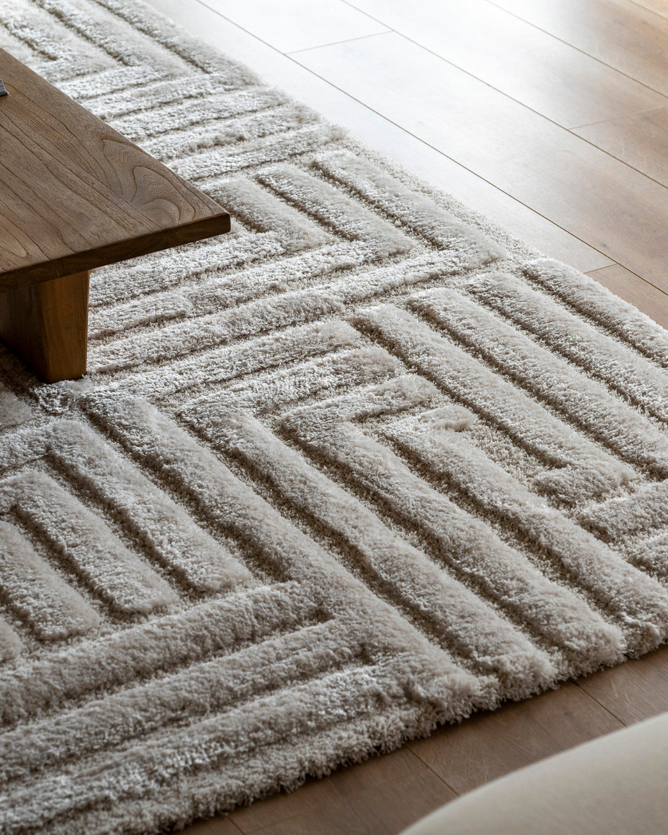 Tapis moderne – Mallorca Blanc