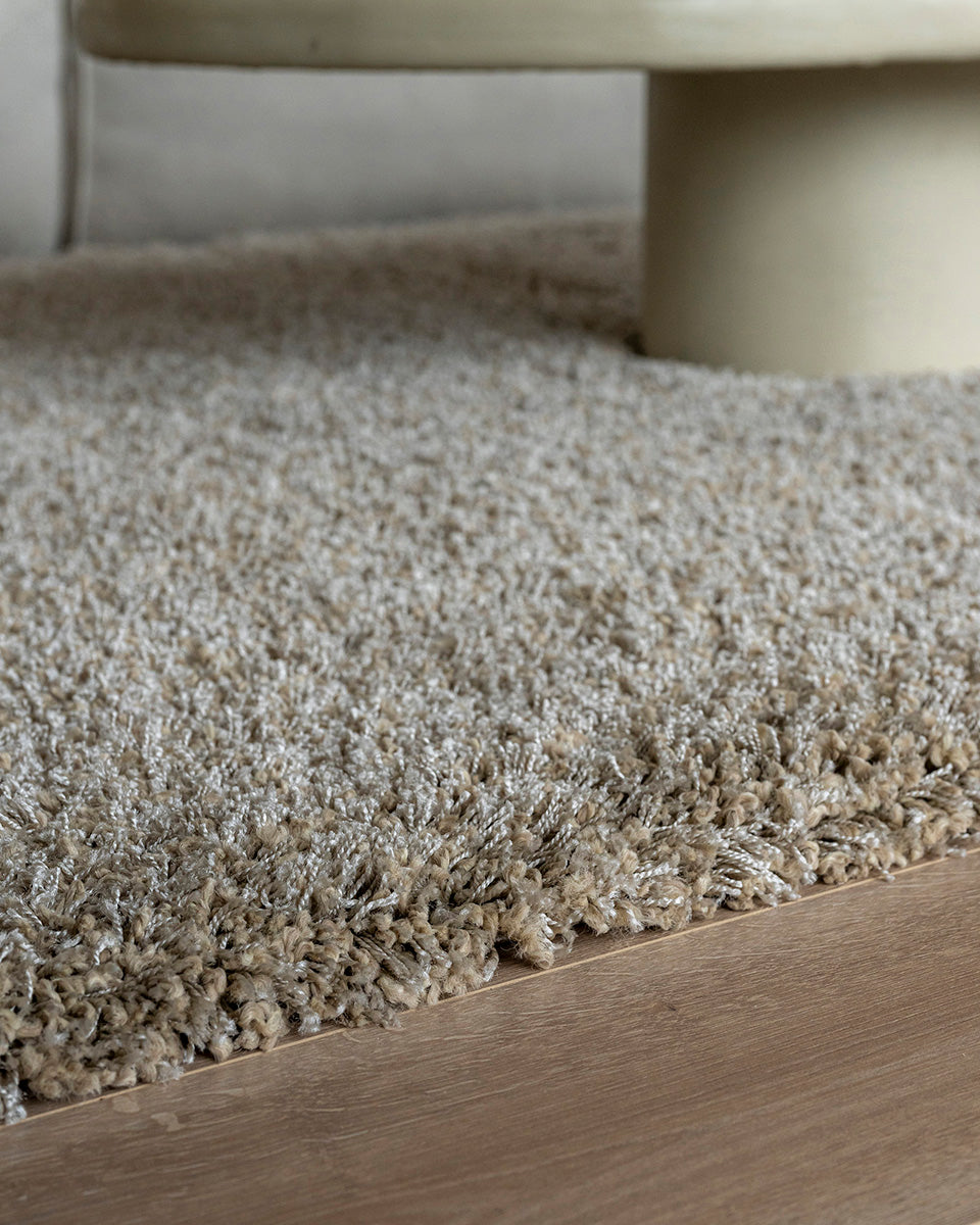 Tapis Shaggy - Beige Mistral