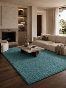 Tapis Shaggy à poils longs - SYDNEY 3000 AQUA