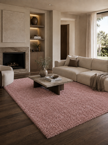 Tapis Shaggy à poils longs - SYDNEY 3000 ROSE