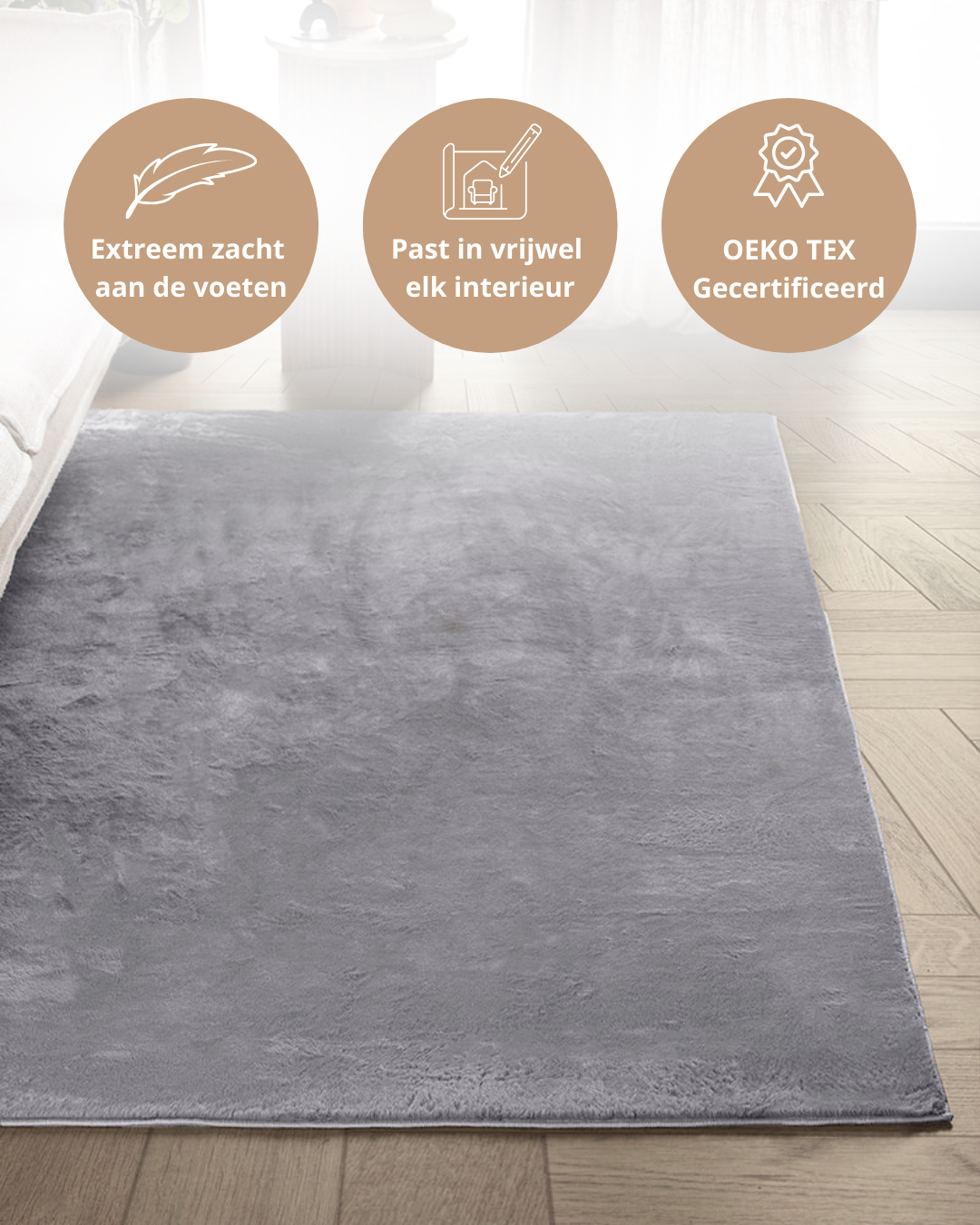 Tapis Japandi - Terra Plano Gris