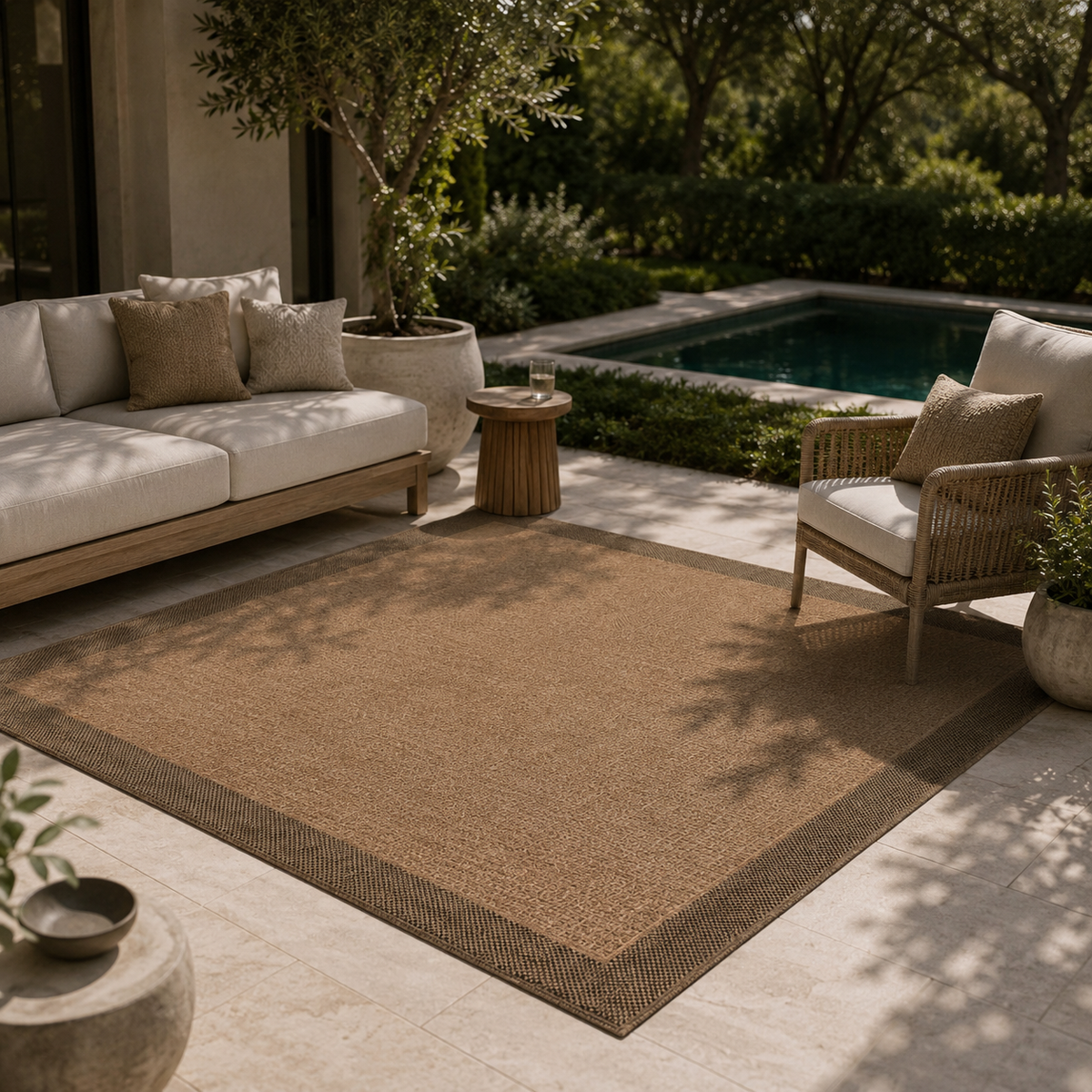 Carré TIMBER 1402 BEIGE
