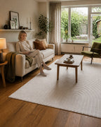 Tapis Japandi - Terra Zenith Crème