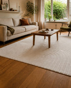 Tapis Japandi - Terra Zenith Crème