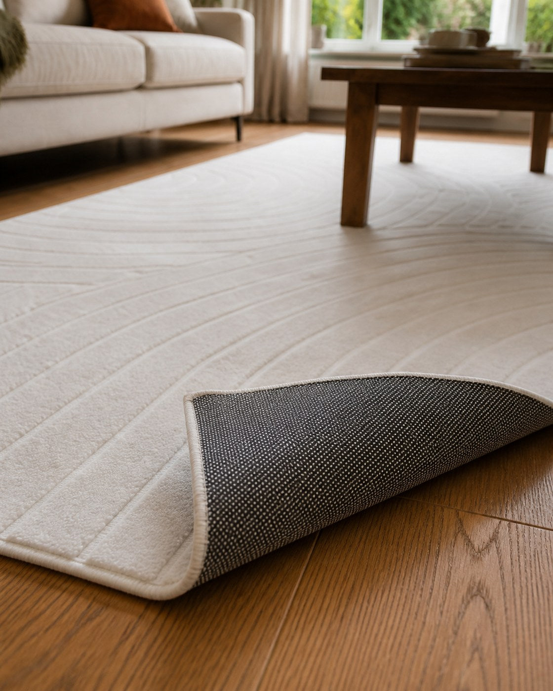 Tapis Japandi - Terra Zenith Crème