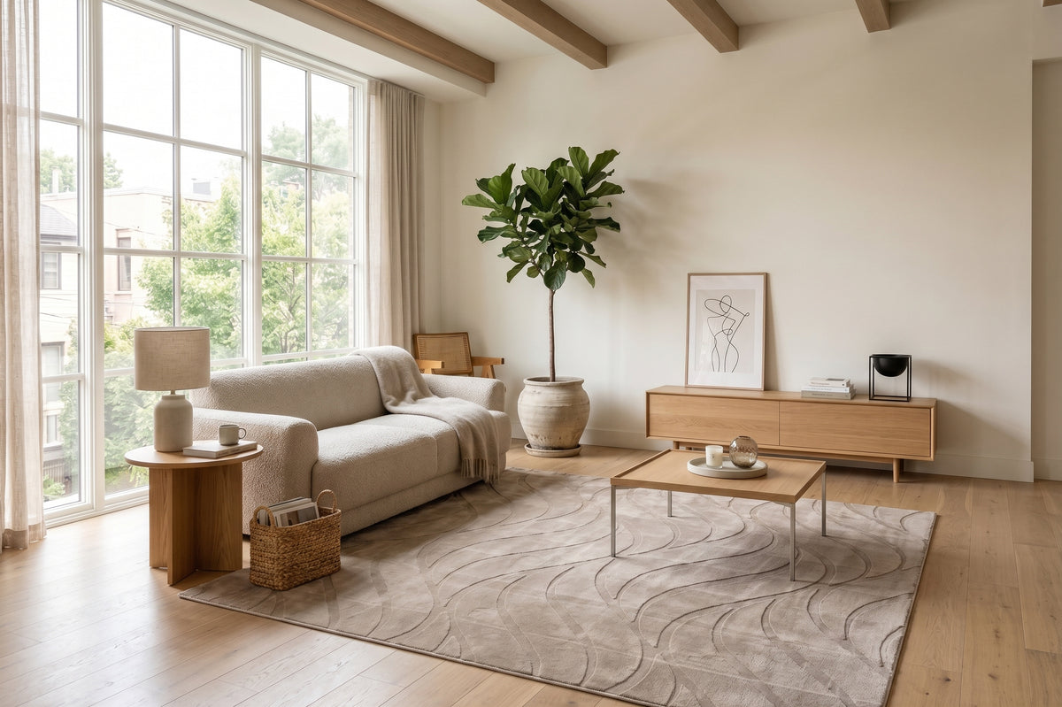 Tapis Japandi Flova Taupe