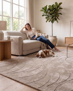 Tapis Japandi Flova Taupe
