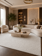 Tapis à poils longs - FLUFFY 3500 WHITE
