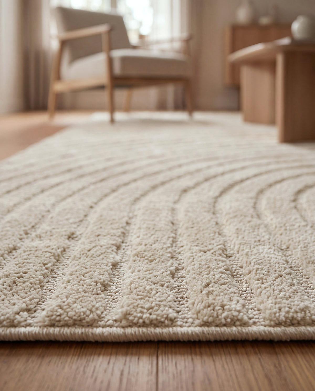 Tapis Japandi - ART 1122 CRÈME