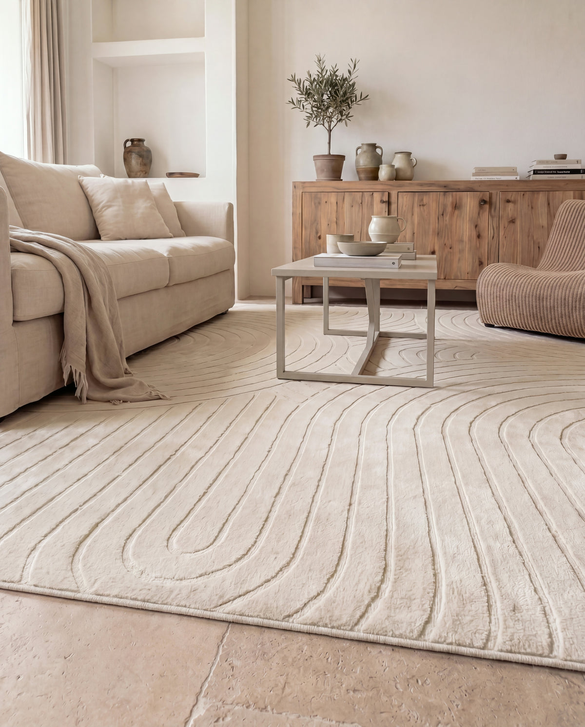 Tapis Japandi - Terra Zenith Beige