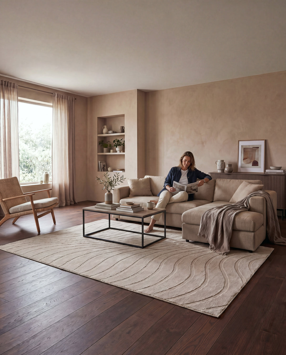 Tapis Japandi - Terra Maris Beige