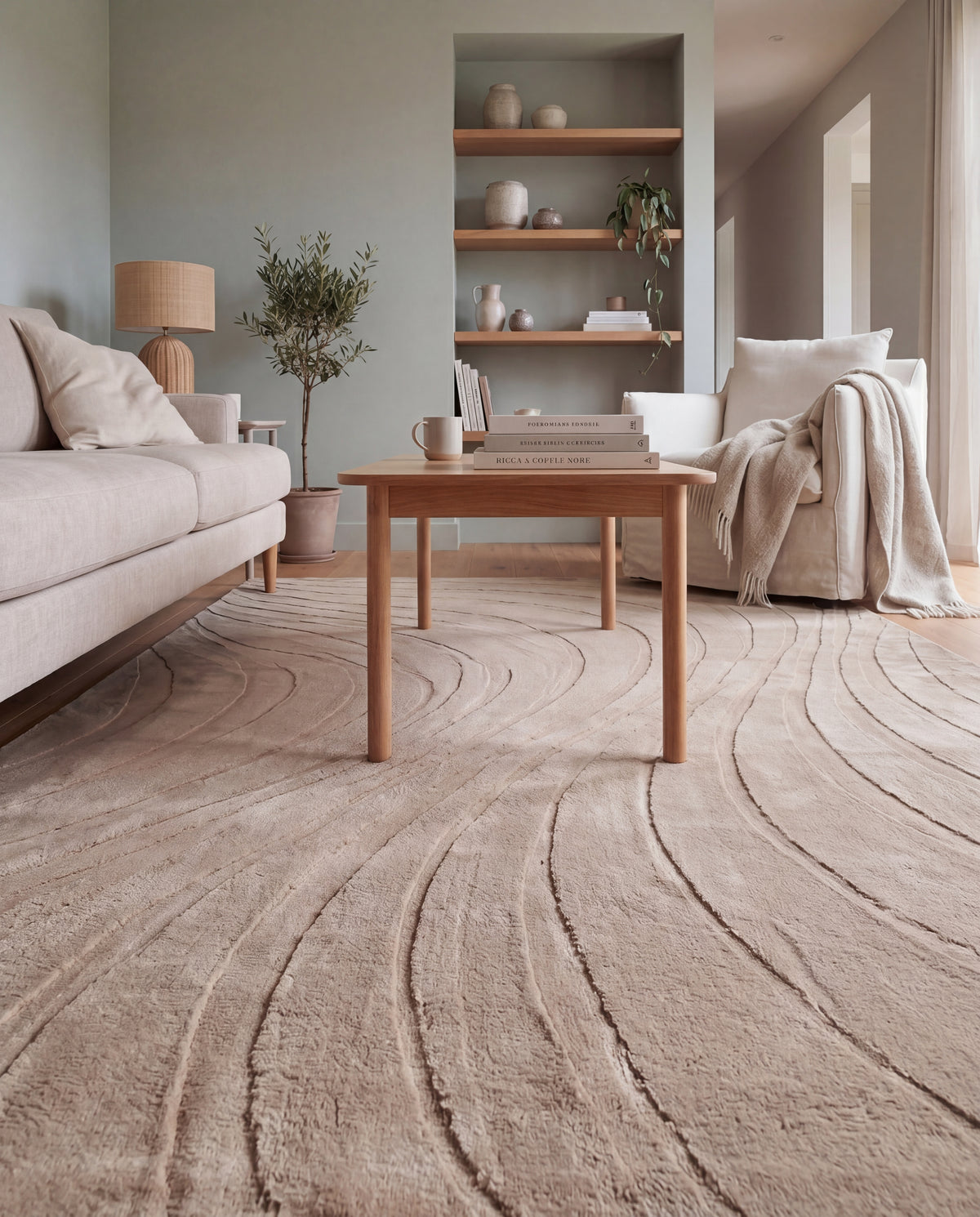 Tapis Japandi - Terra Maris Taupe