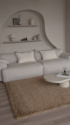 Tapis Shaggy - Mistral Warm Beige