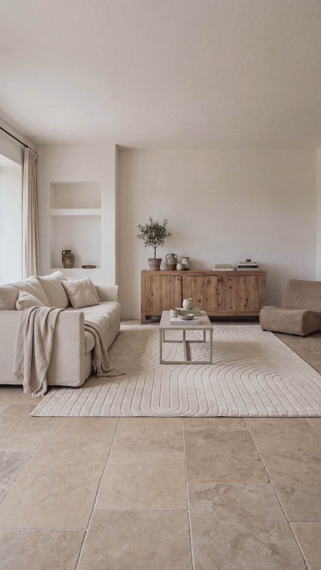 Tapis Japandi - Terra Zenith Beige