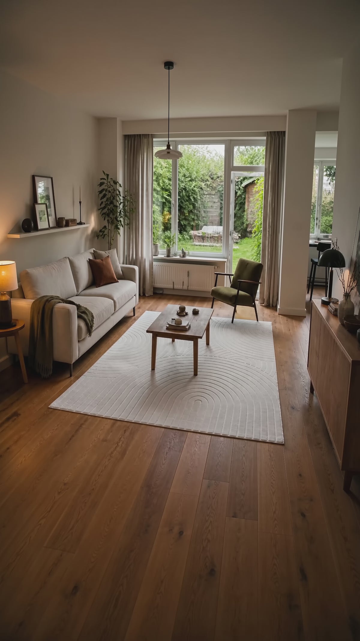 Tapis Japandi - Terra Zenith Crème