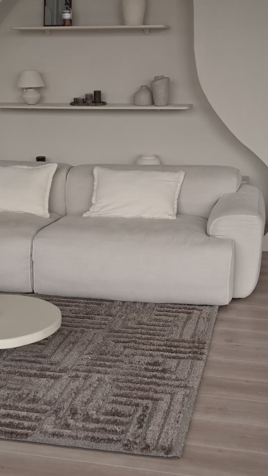 Tapis moderne – Mallorca Marron
