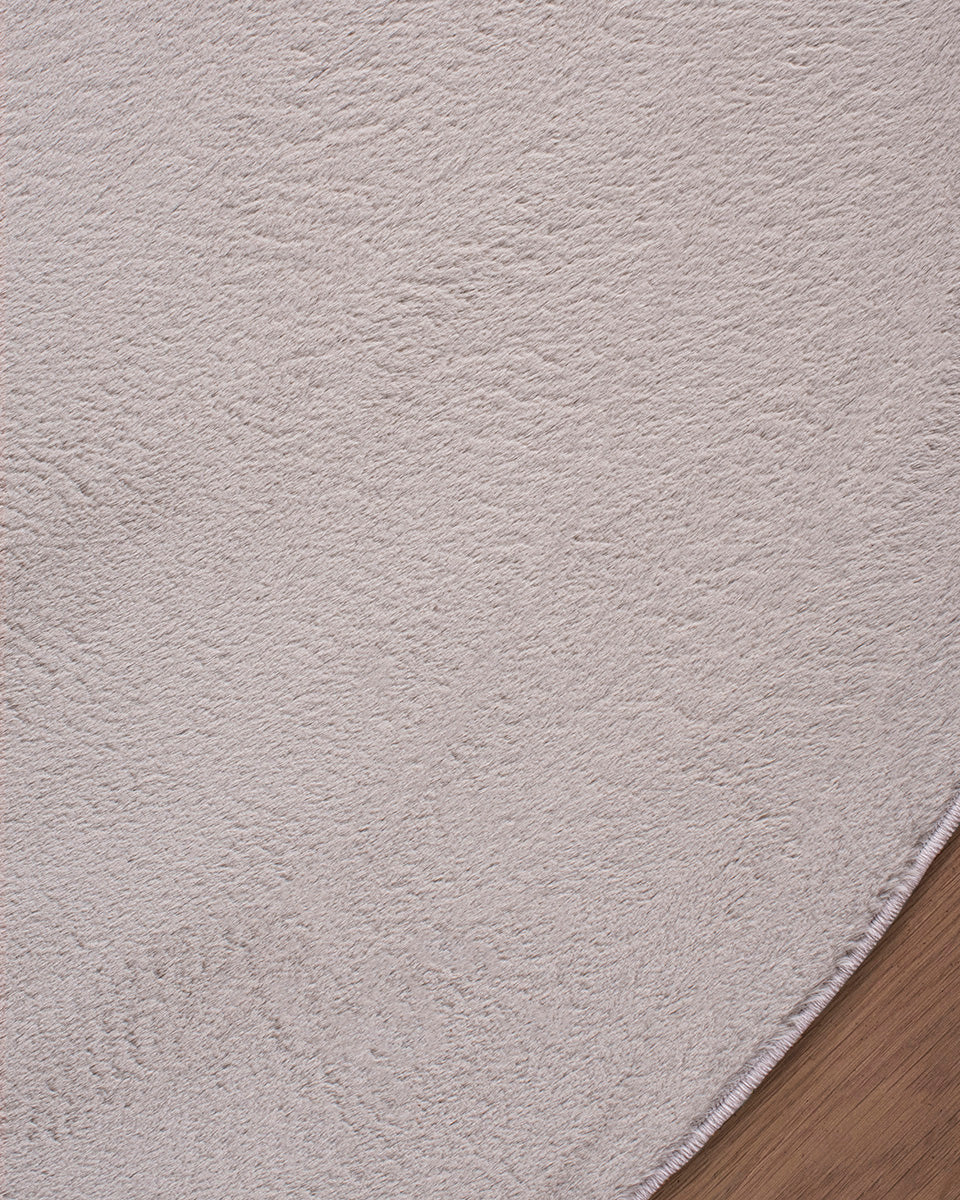Tapis rond Japandi - Ovara Plano Taupe