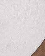 Tapis rond Japandi - Ovara Plano Blanc cassé