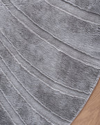 Tapis rond Japandi - Ovara Maris Gris