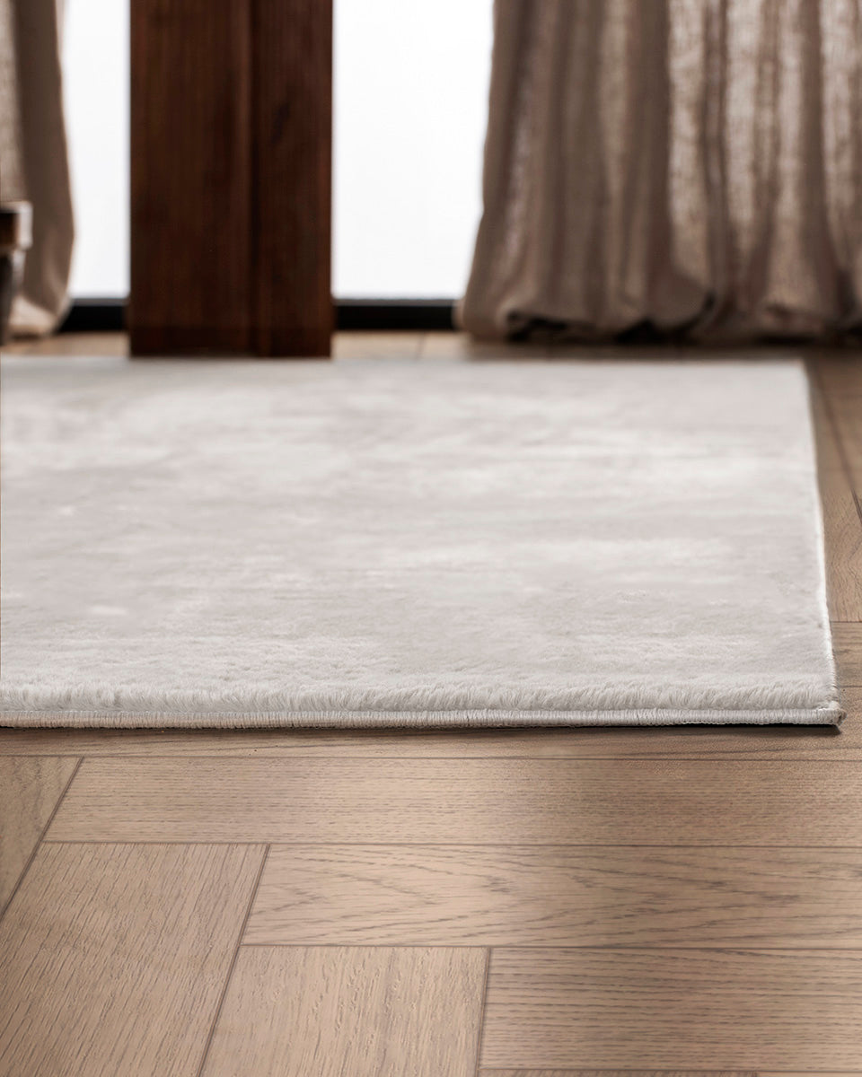 Tapis Japandi - Terra Plano Blanc Cassé