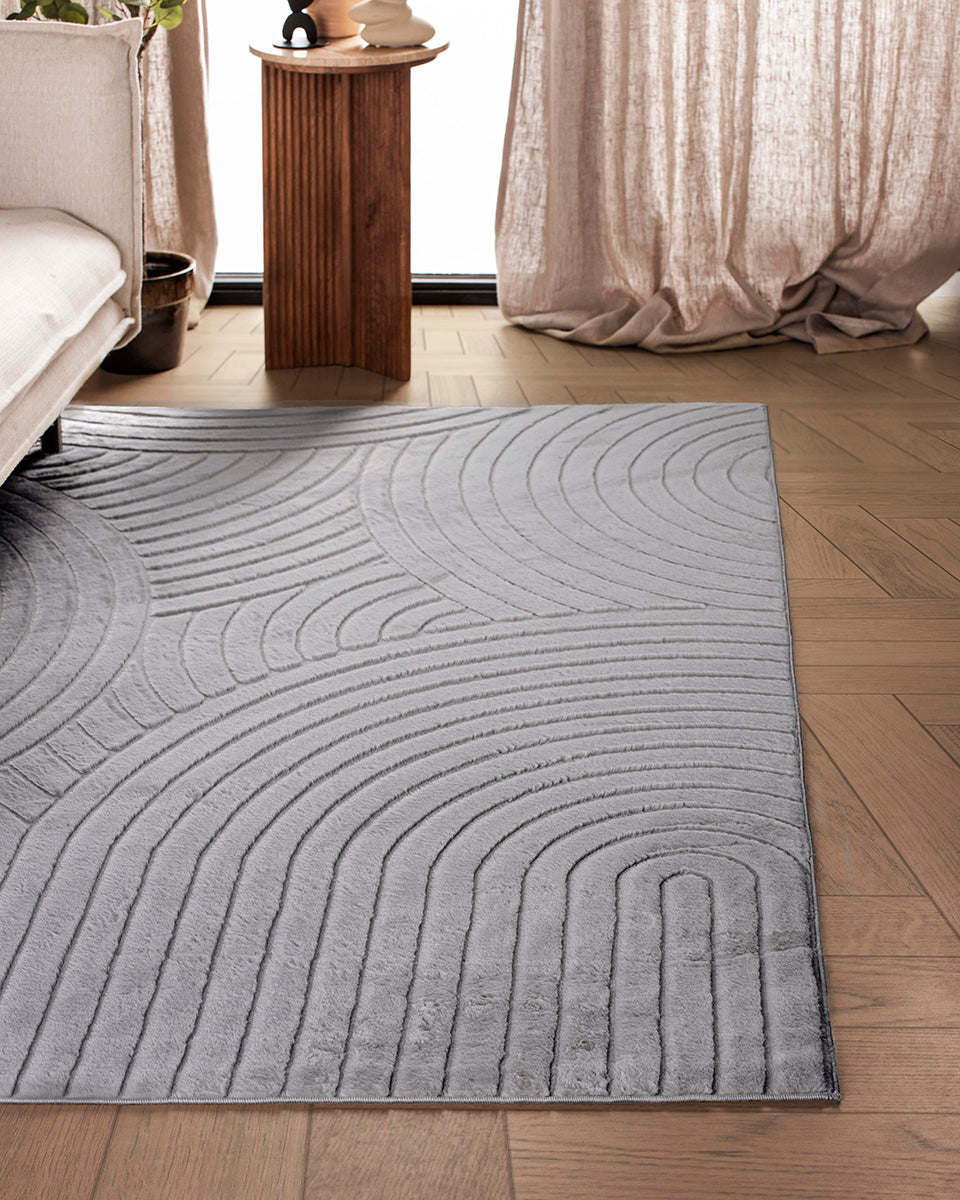 Tapis Japandi - Terra Zenith Gris