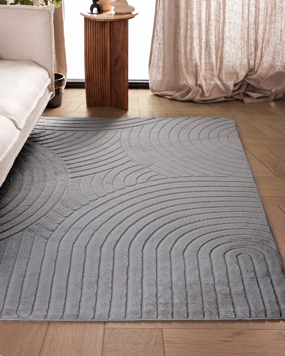 Tapis Japandi - Terra Zenith Gris