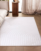 Tapis Japandi - Terra Zenith Blanc cassé